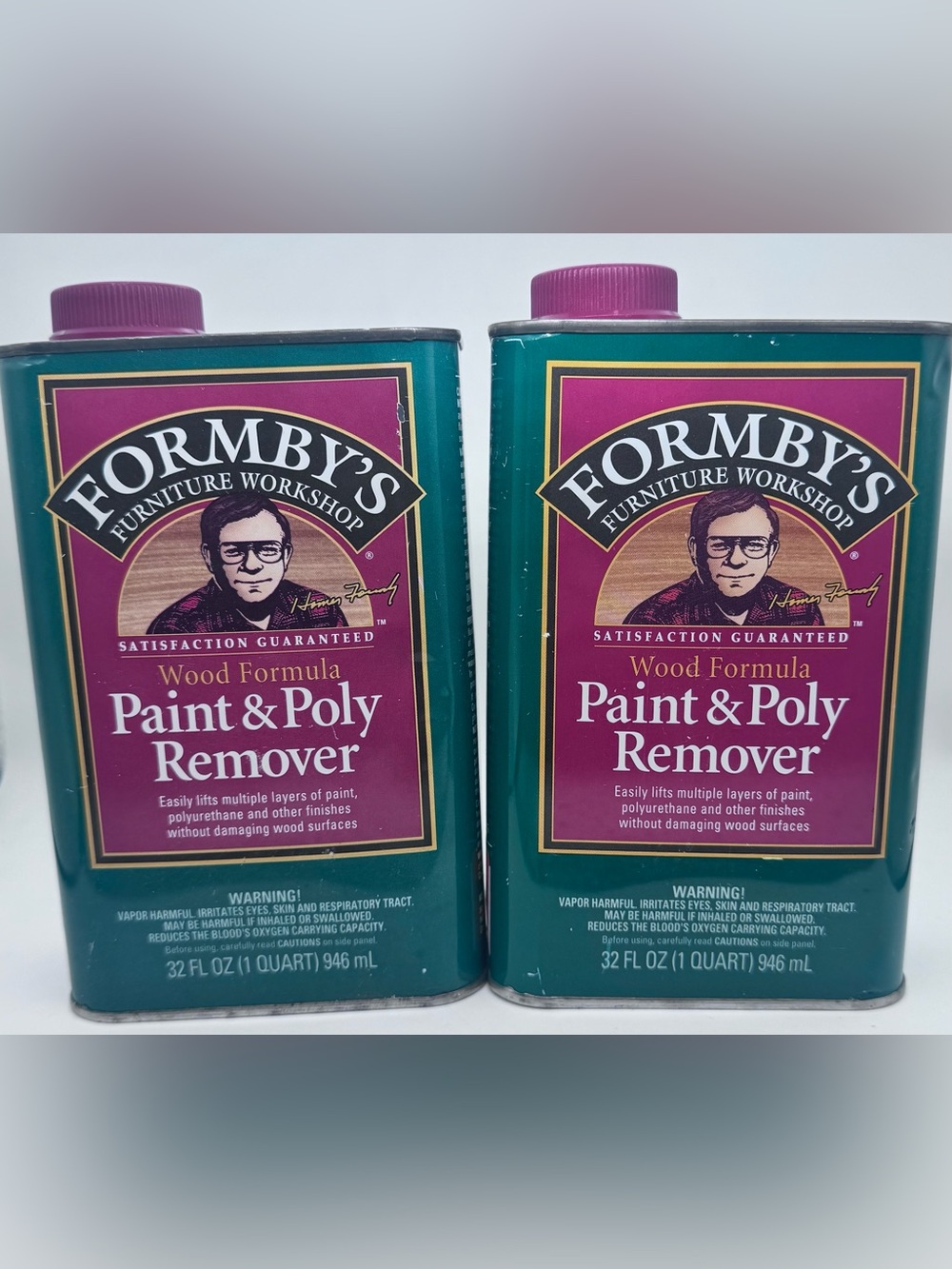Formbys Wood Formula Paint & Poly Remover 32oz Discounted  2 cans
